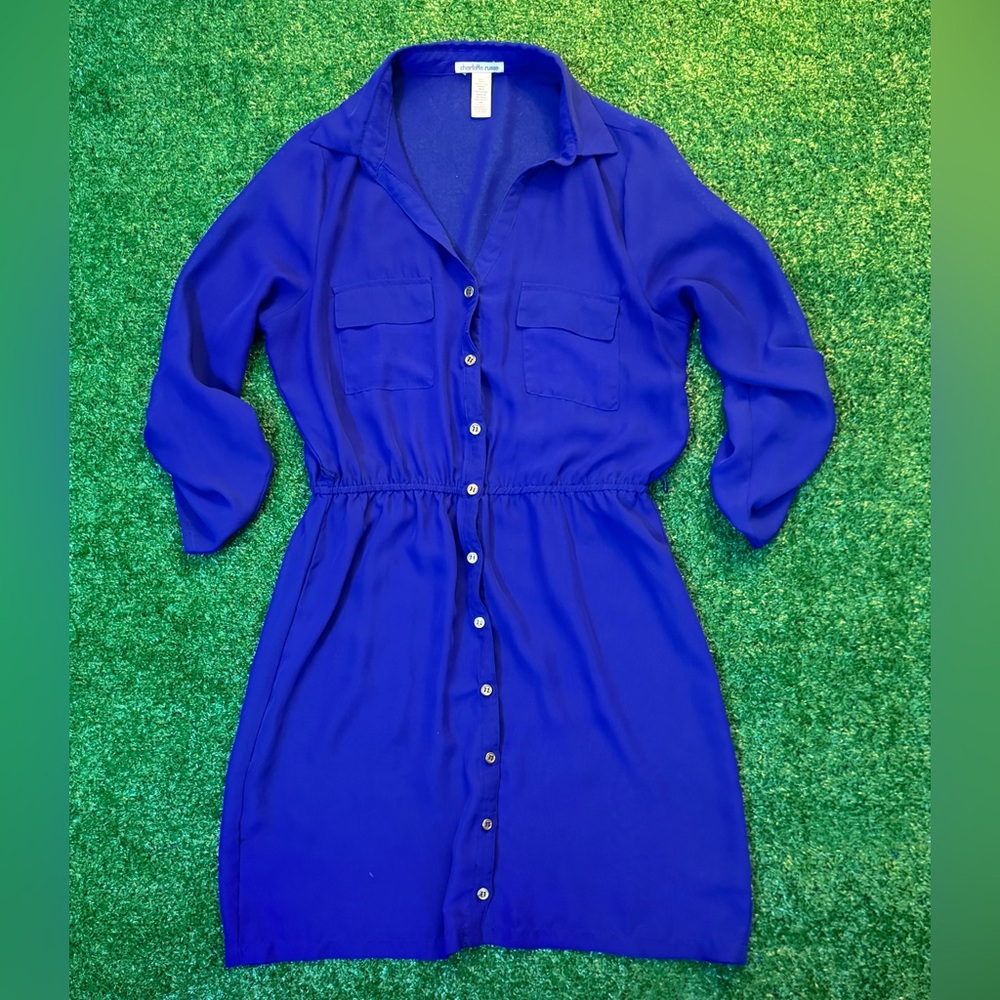 Charlotte Russe Vibrant Blue Top